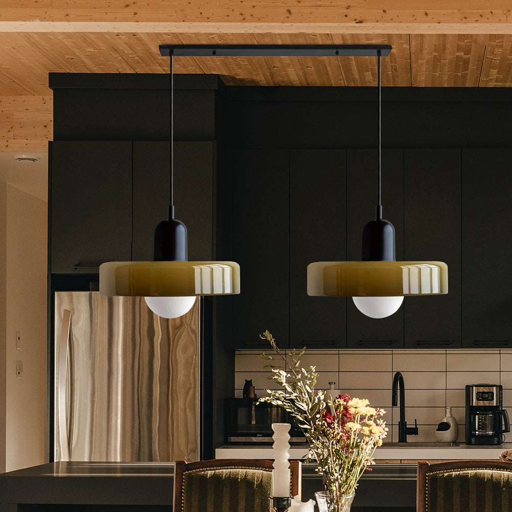 Lampa Wisząca Unisex Nowoczesna z Dwoma Kloszami Światła