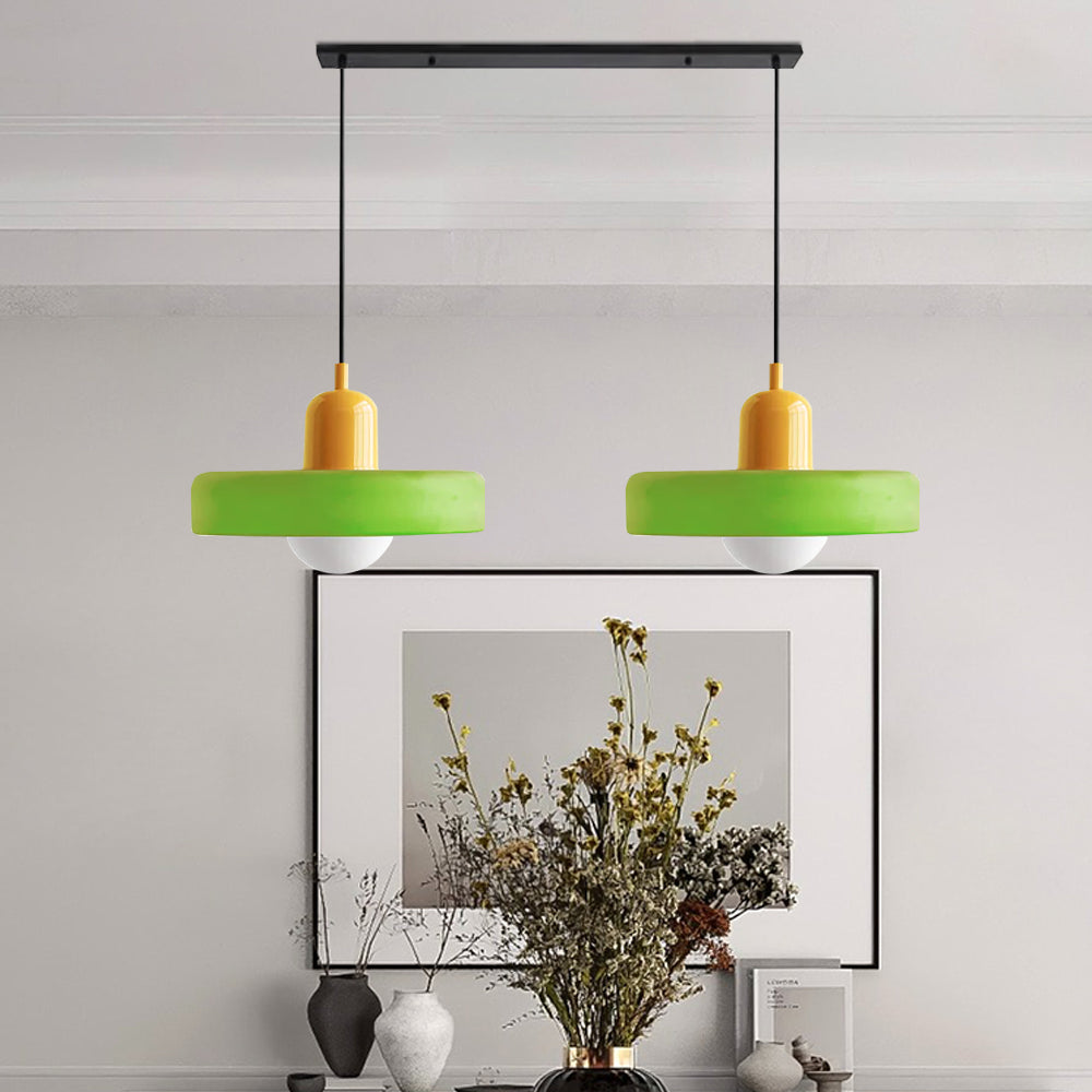 Lampa Wisząca Unisex Nowoczesna z Dwoma Kloszami Światła