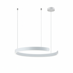 Lampa wisząca z pierścieniem LED do jadalni – nowoczesna oprawa sufitowa