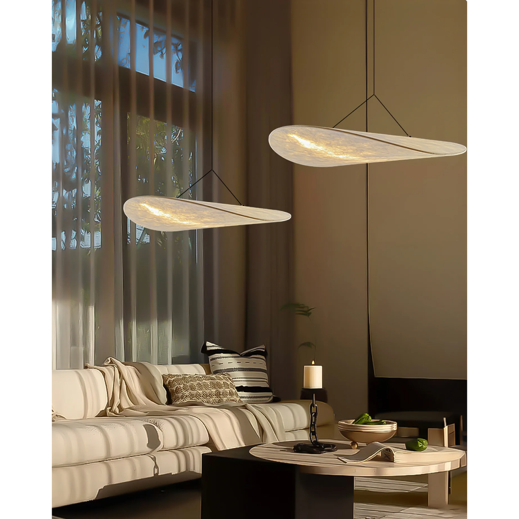 Lampa Wisząca do Salonu Sypialni i nad Stół z Teksturowanym Kloszem Minimalistycznym