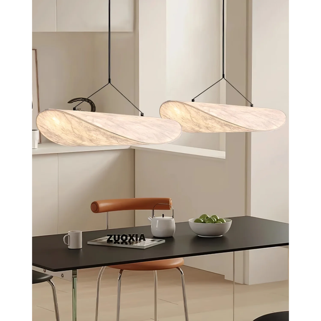 Lampa Wisząca do Salonu Sypialni i nad Stół z Teksturowanym Kloszem Minimalistycznym