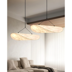 Lampa Wisząca do Salonu Sypialni i nad Stół z Teksturowanym Kloszem Minimalistycznym