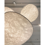Lampa Wisząca do Salonu Sypialni i nad Stół z Teksturowanym Kloszem Minimalistycznym