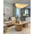 Lampa Wisząca do Salonu Sypialni i nad Stół z Teksturowanym Kloszem Minimalistycznym