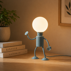Lampka LED w kształcie figurki z przyssawkami