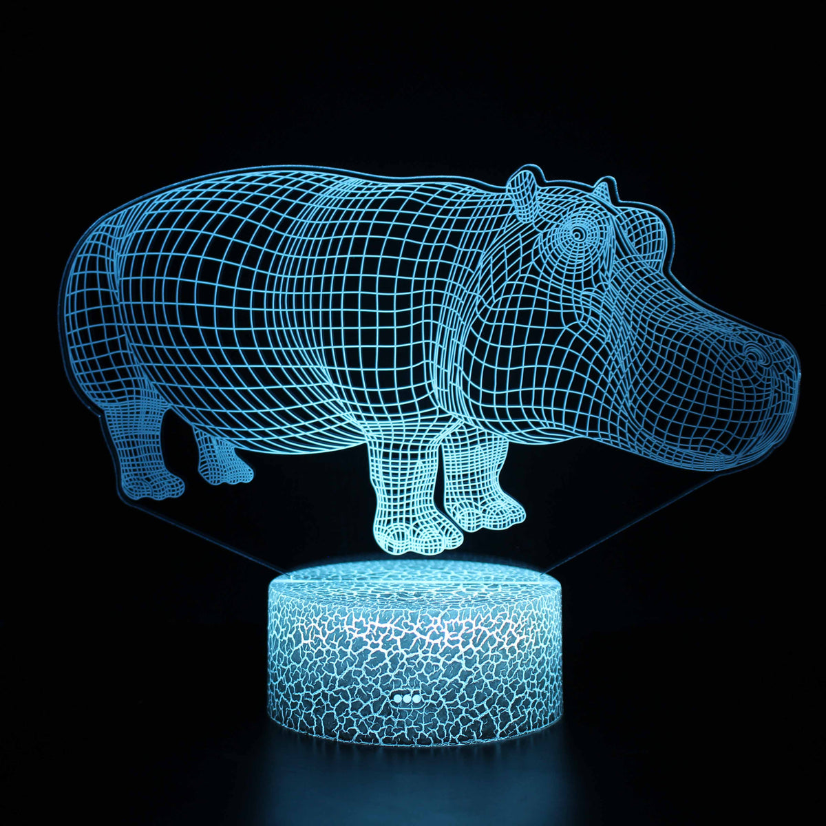 Lampka nocna LED 3D – Wielokolorowa z dotykowym sterowaniem do sypialni