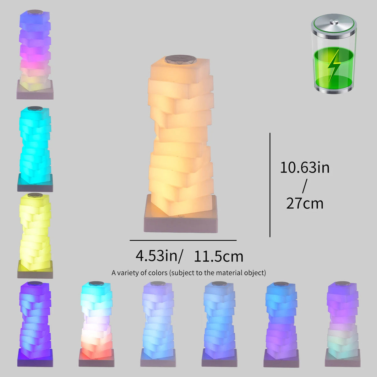 Lampka Nocna LED RGB Dotykowa Lampka Nocna