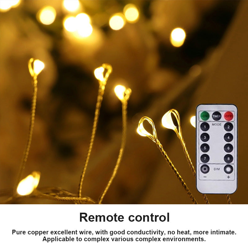 Lampki dekoracyjne LuminaTwist™ na miedzianym drucie – stwórz magiczny blask w każdym miejscu