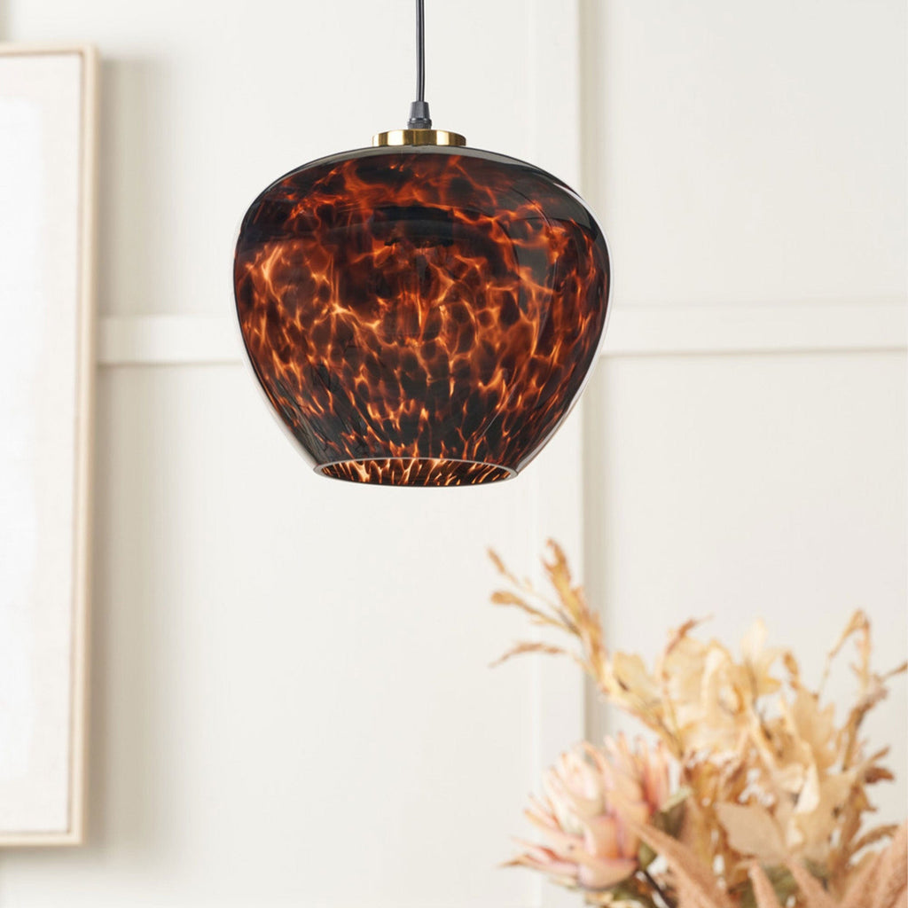 Lamya Tortoiseshell – wiszący żyrandol