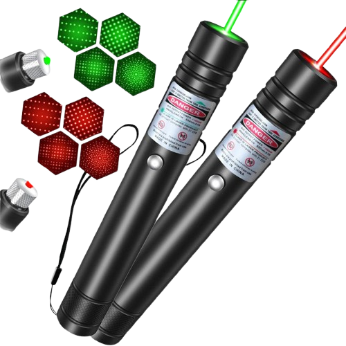 Zielony wskaźnik laserowy dalekiego zasięgu o dużej mocy
