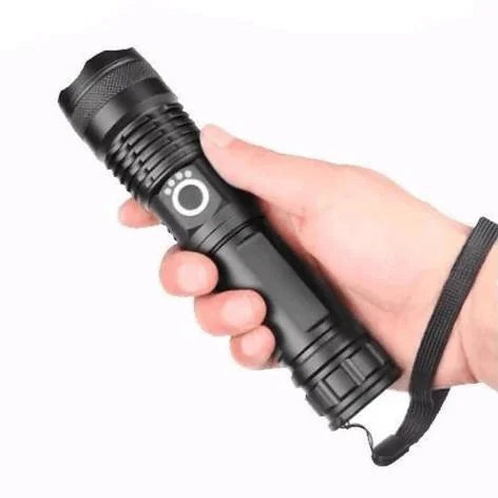 Latarka LED XHP50.2 - zoom, ładowanie USB, akumulator