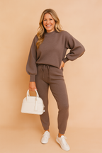 Leah | Minimalistyczny Dwuczęściowy Zestaw Damskiac