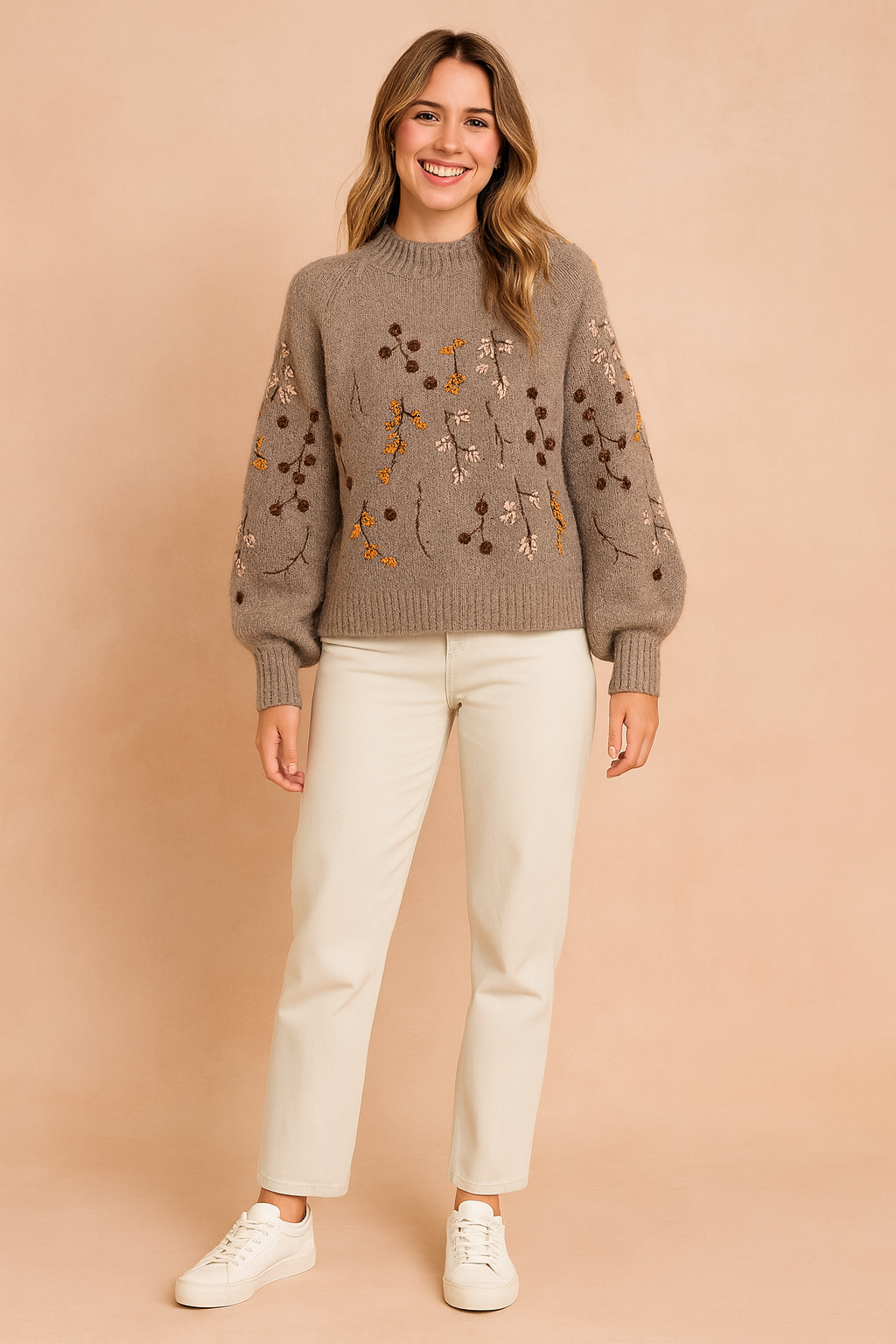 Lena | Sweter z jesiennym motywem