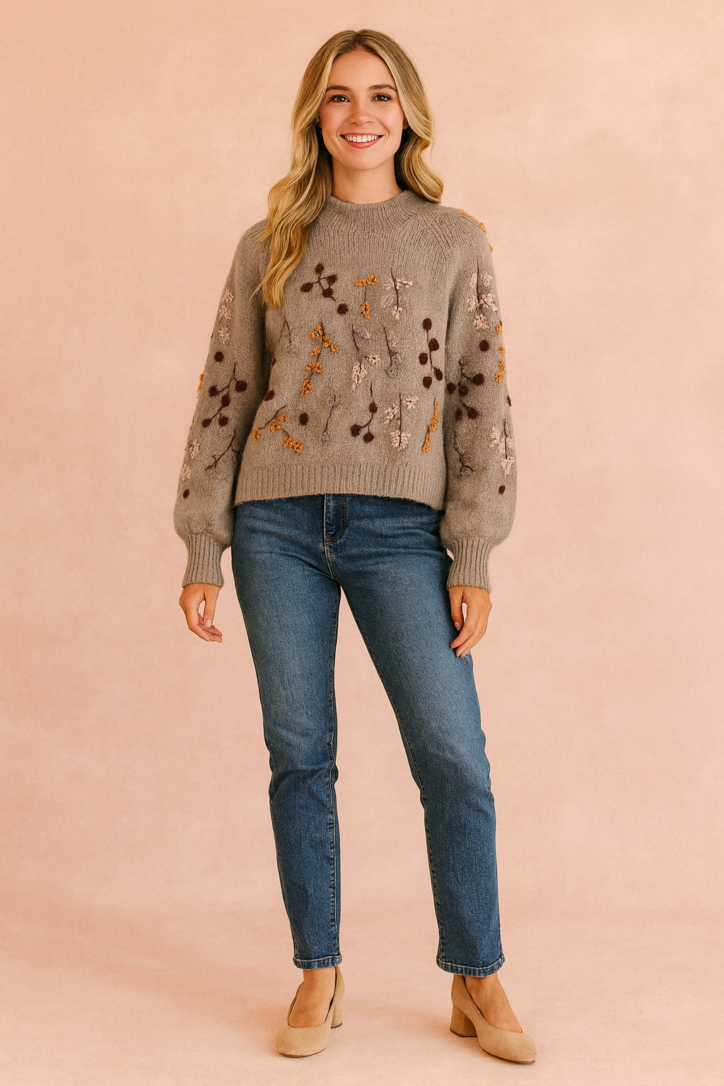 Lena | Sweter z jesiennym motywem
