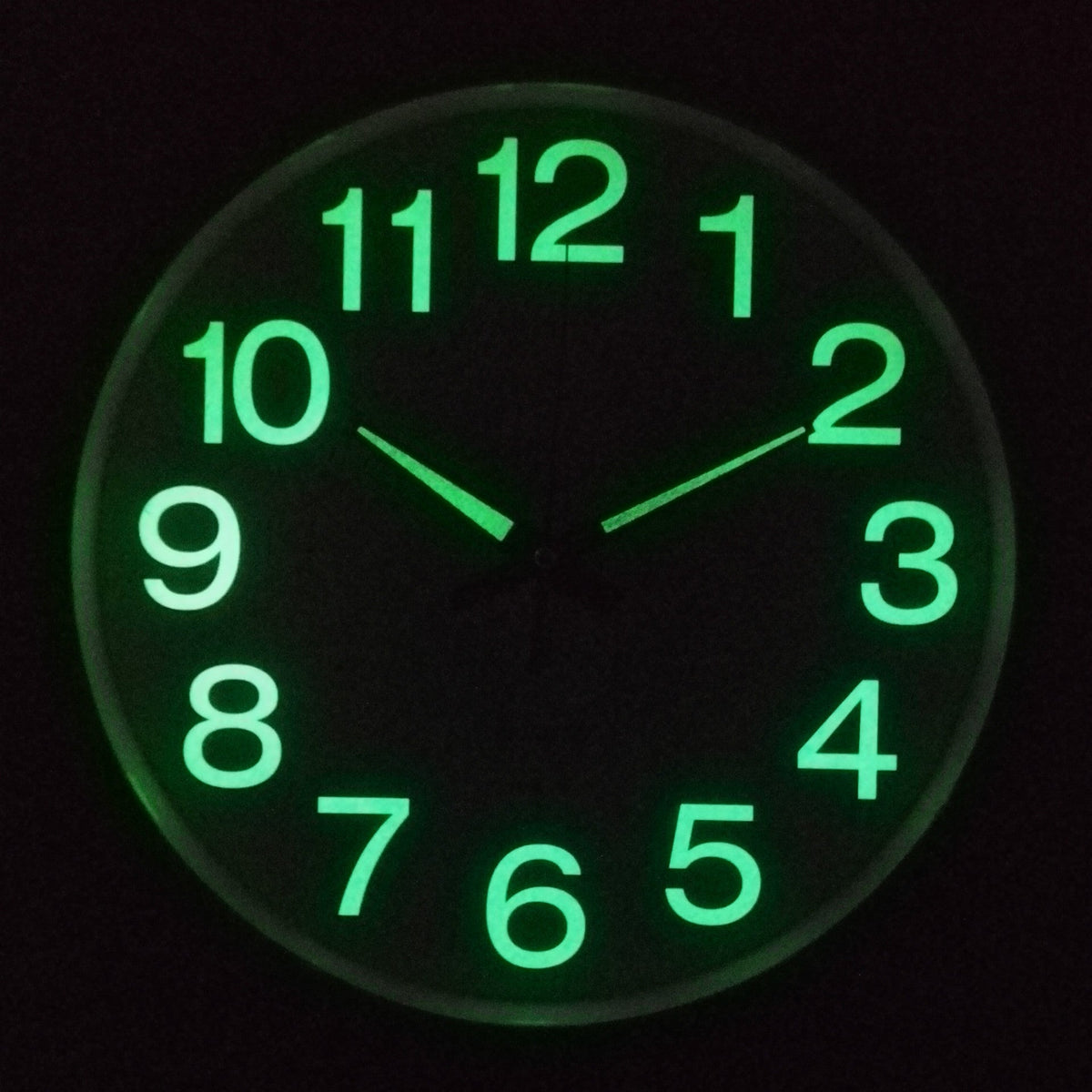 LightSilence – cichy zegar ścienny do klasy z oświetleniem LED 30 cm