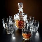 Luksusowa Karafka do Whisky z Eleganckimi Szklankami