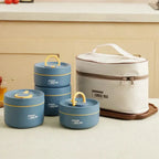 Lunchbox izolowany szczelny z uchwytem
