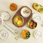 Lunchbox izolowany szczelny z uchwytem
