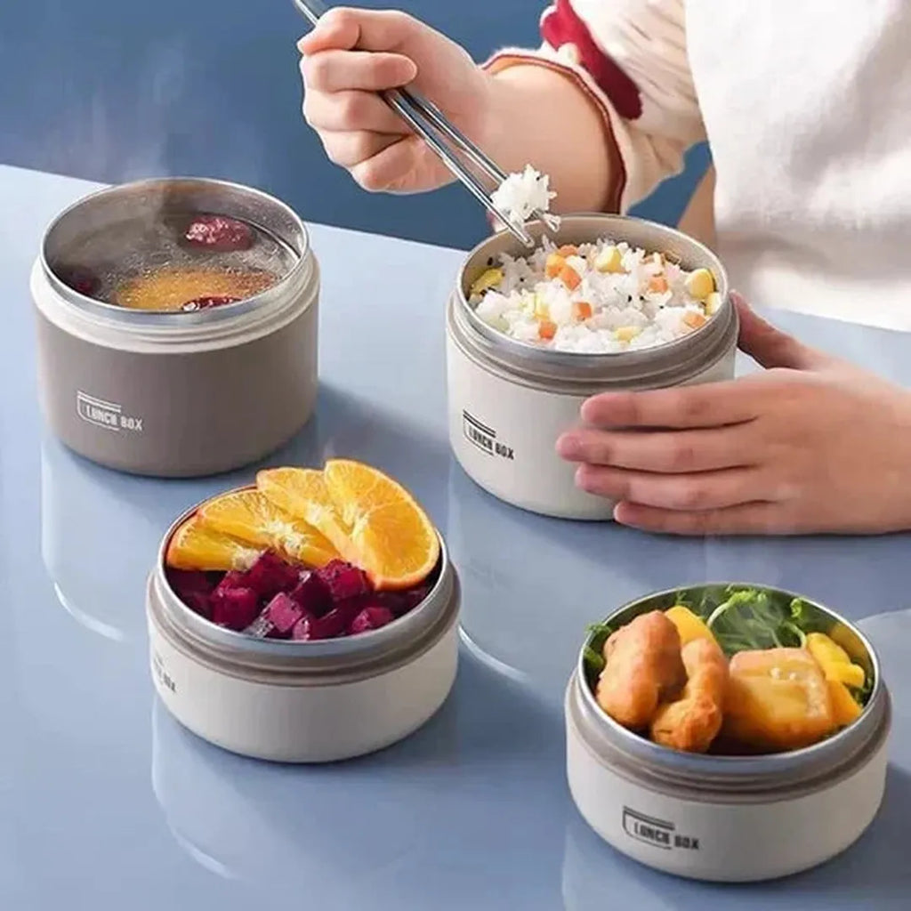 Lunchbox izolowany szczelny z uchwytem