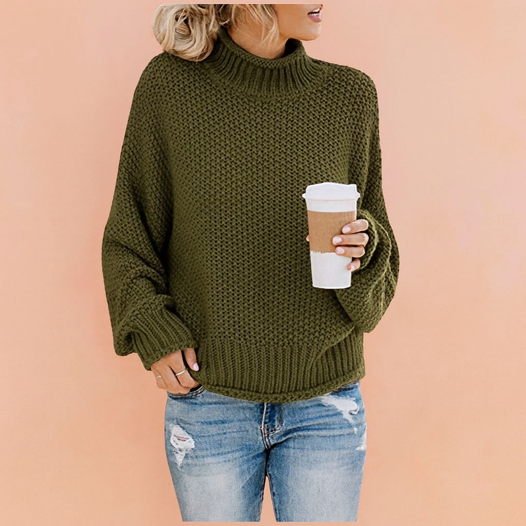Magda | Sweter oversize z golfem