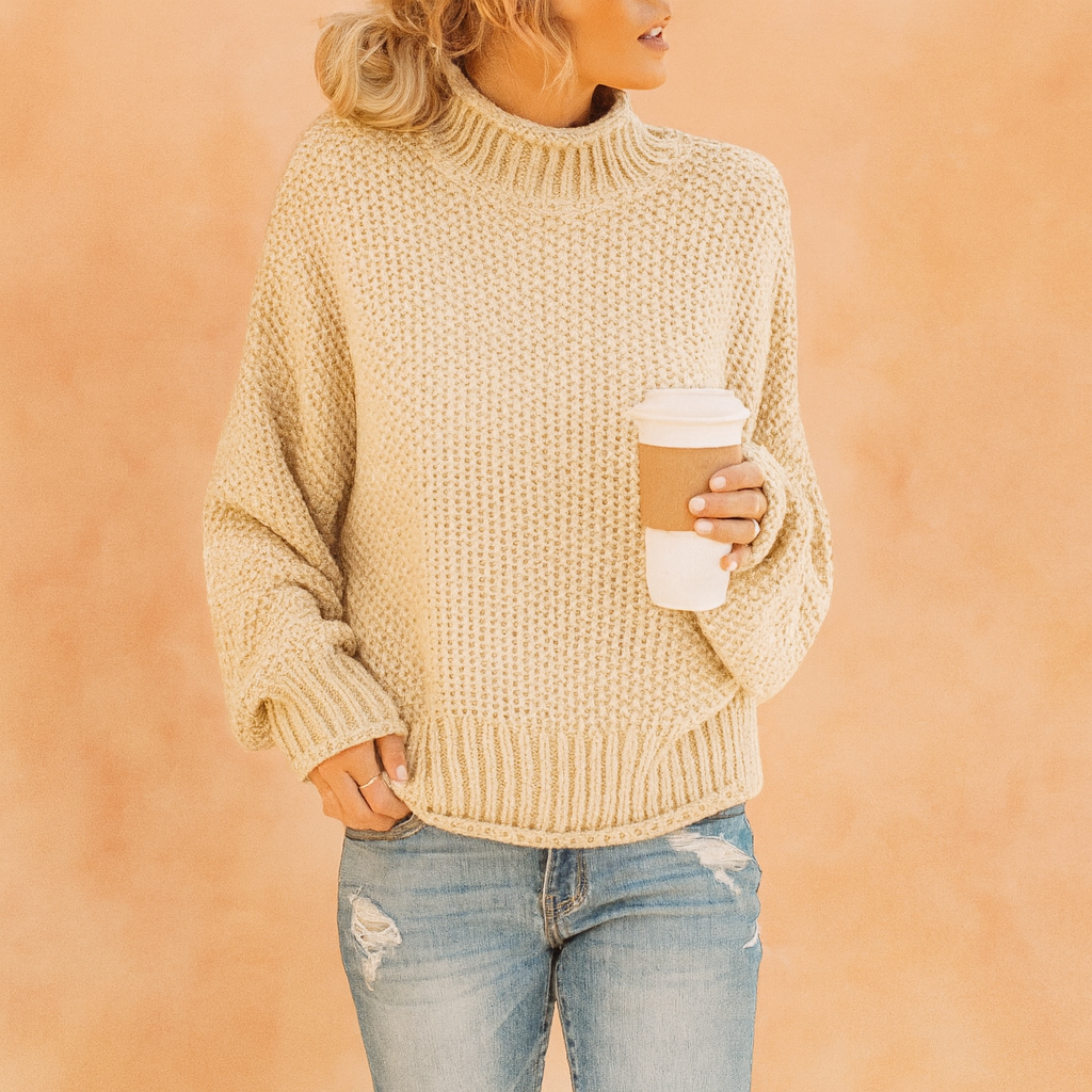 Magda | Sweter oversize z golfem