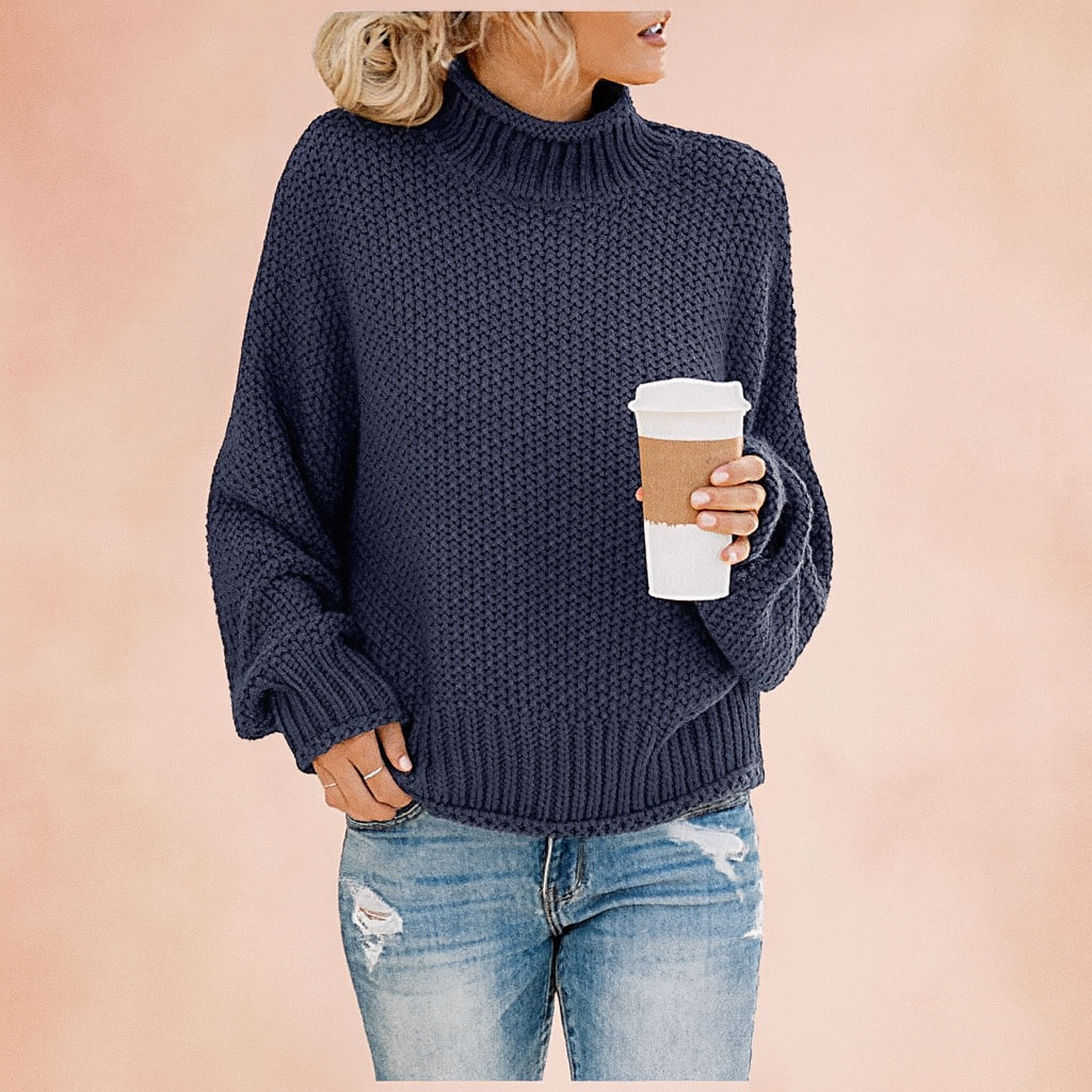 Magda | Sweter oversize z golfem