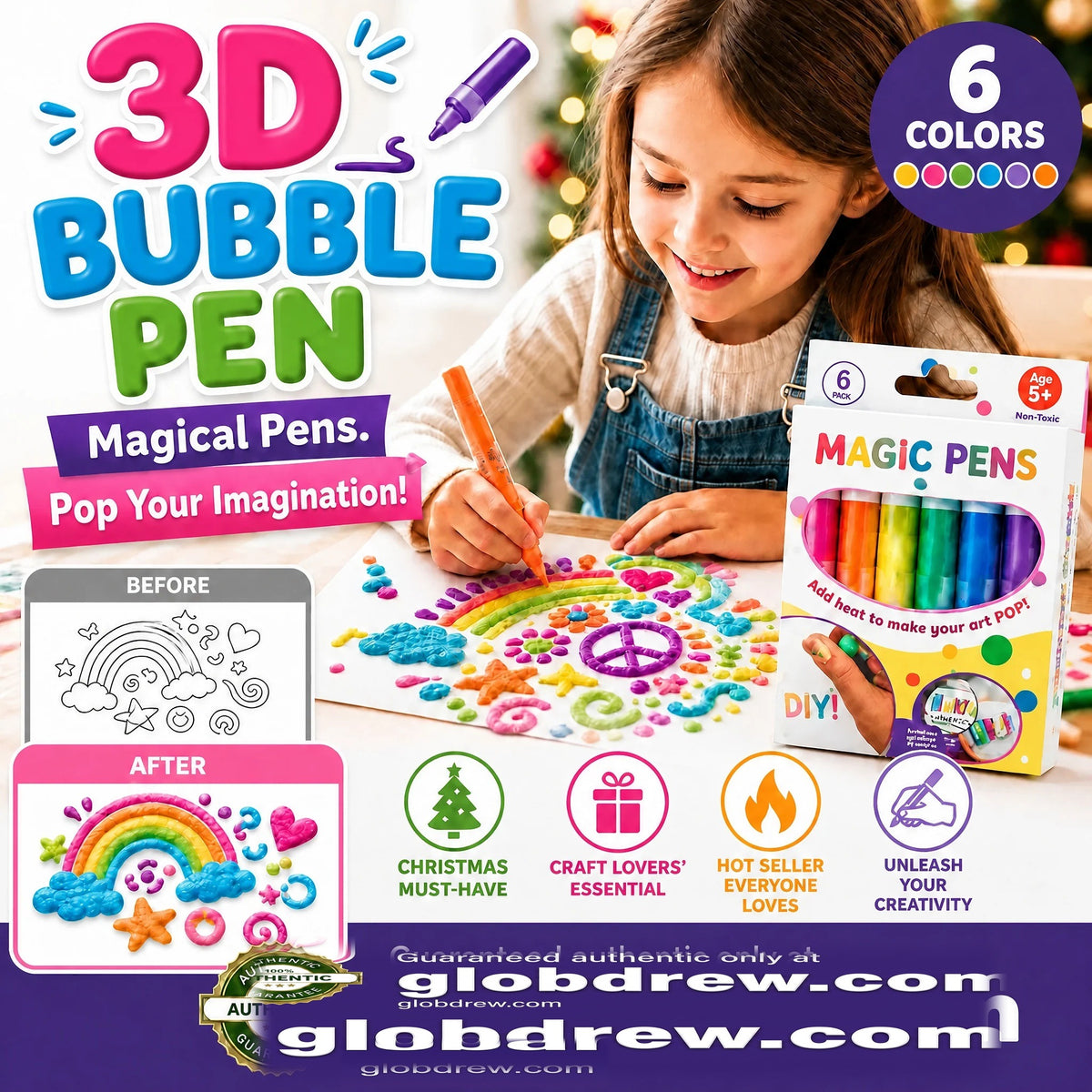 Magiczne pisaki 3D – rysuj i twórz wypukłe obrazki