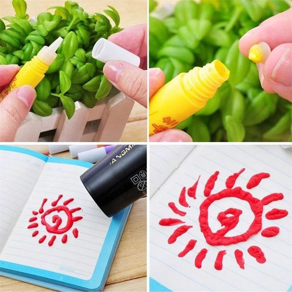Magiczne pisaki 3D – rysuj i twórz wypukłe obrazki