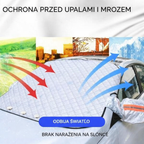 Magnetyczna osłona przeciwmrozowa na przednią szybę