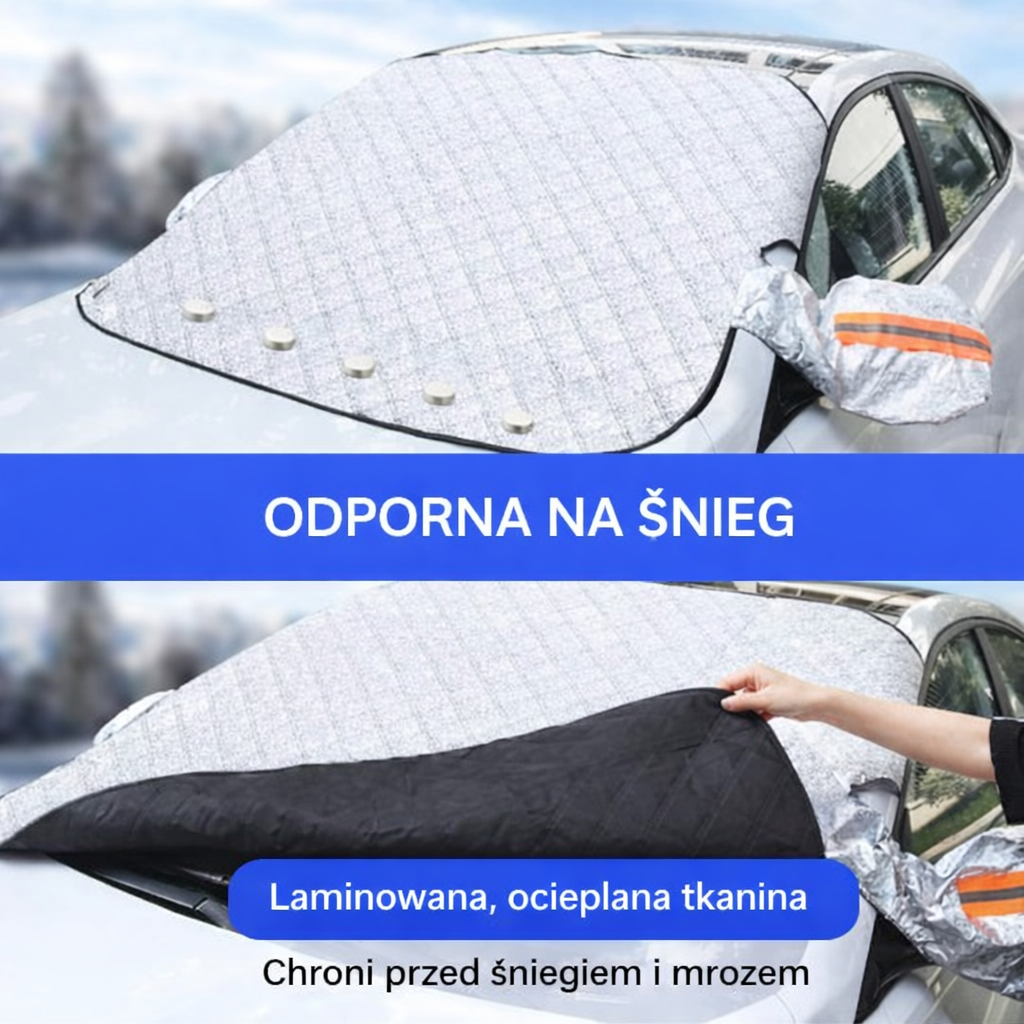 Magnetyczna osłona przeciwmrozowa na przednią szybę
