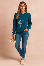 Maja | Sweter z Motywem Dmuchawca