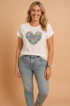 Margaret | Stylowy T-shirt z nadrukiem