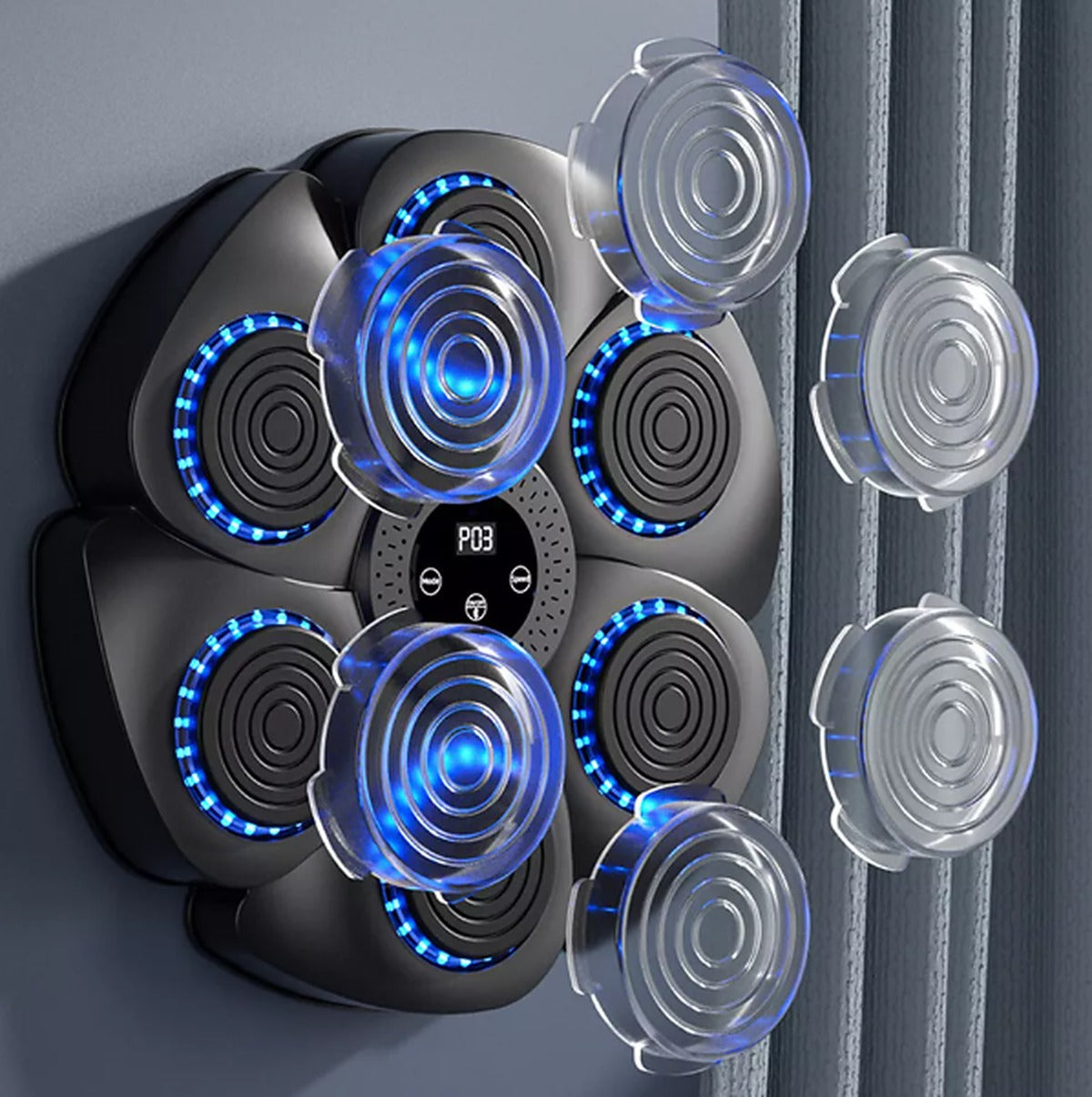 Maszyna bokserska z celownikiem LED - Bluetooth, regulacja tempa