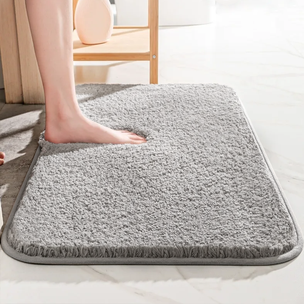 Mata łazienkowa SoftStep Luxury – wyjątkowo gruba mata z mikrofibry z antypoślizgową warstwą i wysoką chłonnością