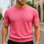 Męska dzianinowa koszulka smart casual
