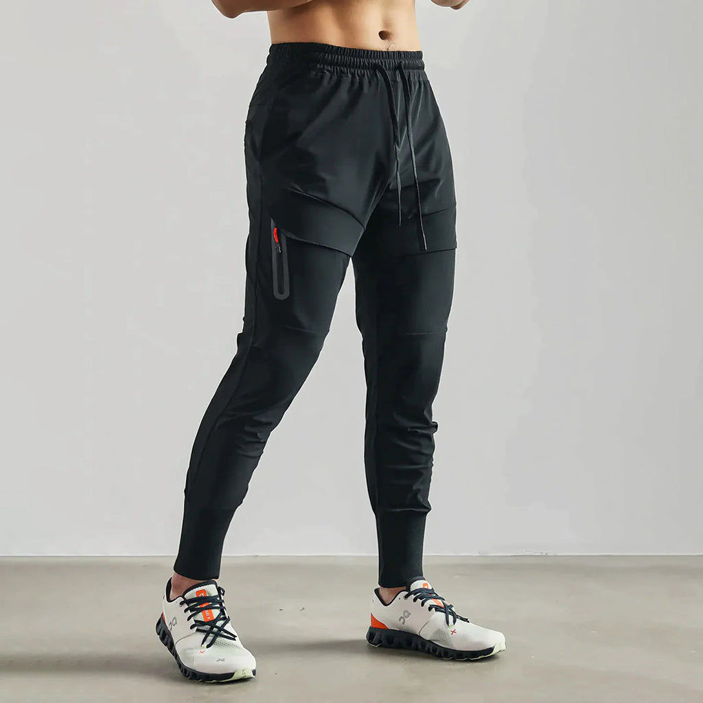 Męskie joggery – 4-kierunkowy stretch, lekka tkanina