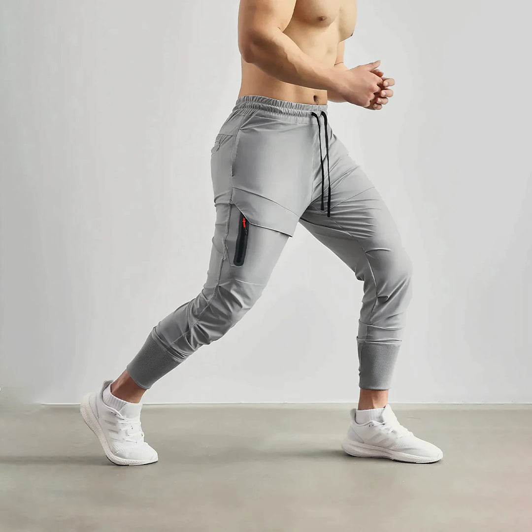 Męskie joggery – 4-kierunkowy stretch, lekka tkanina