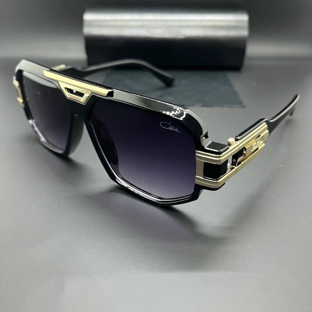 Męskie okulary przeciwsłoneczne oversize z filtrem UV – styl vintage i nowoczesny, wytrzymała oprawa, idealne na co dzie