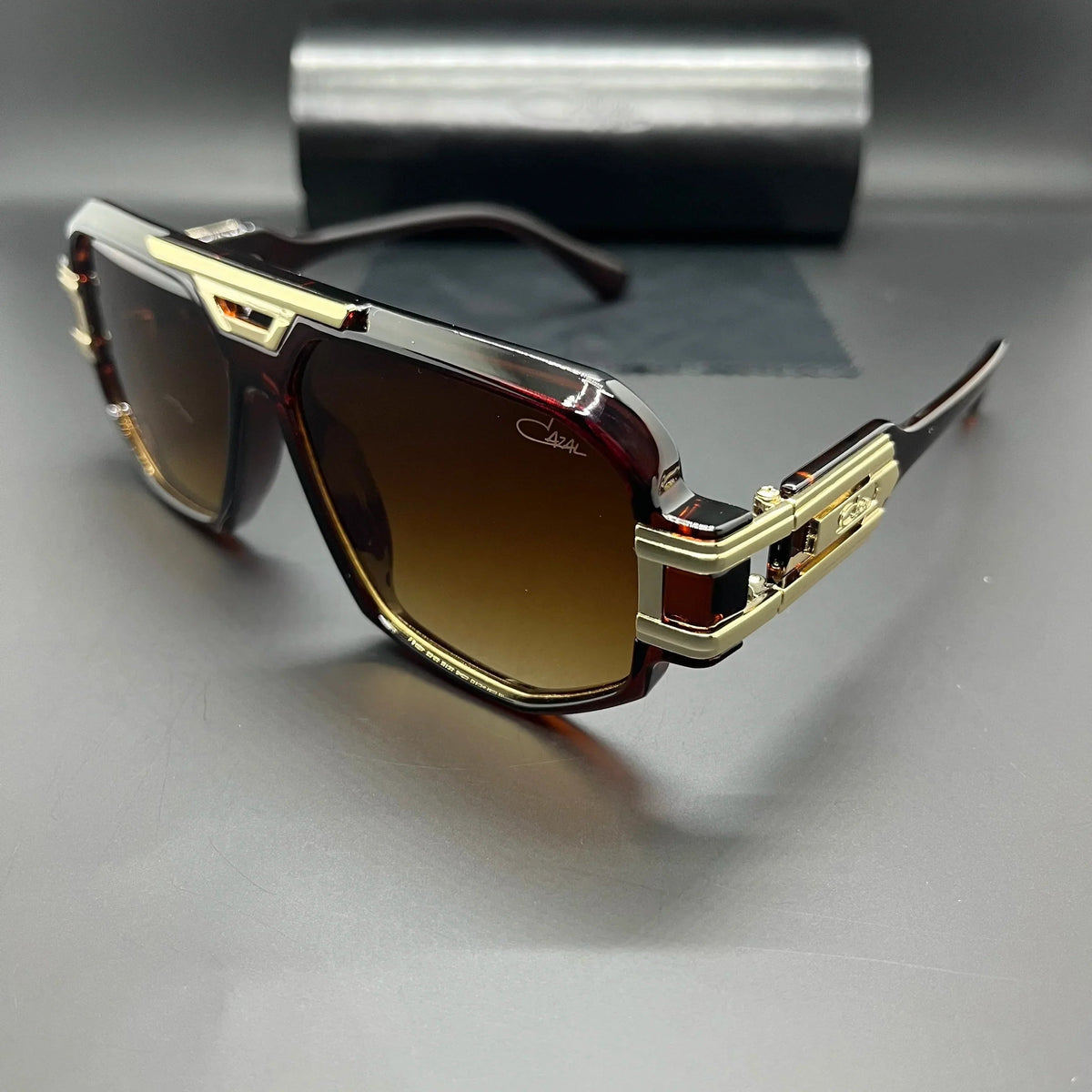 Męskie okulary przeciwsłoneczne oversize z filtrem UV – styl vintage i nowoczesny, wytrzymała oprawa, idealne na co dzie