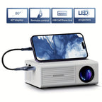Mini projektor 3000 lumenów przenośny beamer Ultrabright