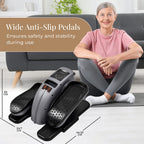 Mini rower eliptyczny elektryczny do nóg – ćwiczenia na siedząco w domu