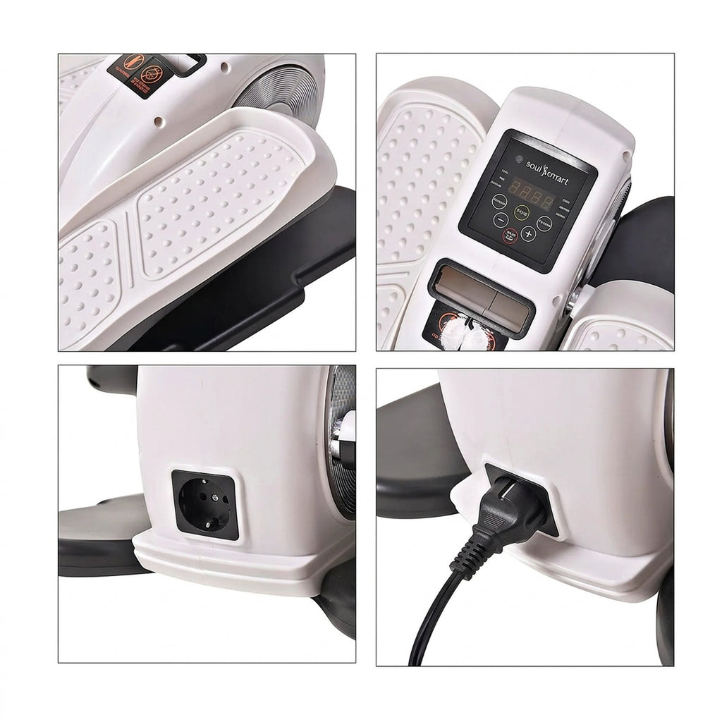 Mini rower eliptyczny elektryczny do nóg – ćwiczenia na siedząco w domu