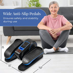 Mini rower eliptyczny elektryczny do nóg – ćwiczenia na siedząco w domu