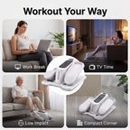 Mini rower eliptyczny elektryczny do nóg – ćwiczenia na siedząco w domu