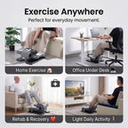 Mini rower eliptyczny elektryczny do nóg – ćwiczenia na siedząco w domu