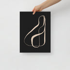 Minimalistyczny obraz na ścianę typografia kaligrafia