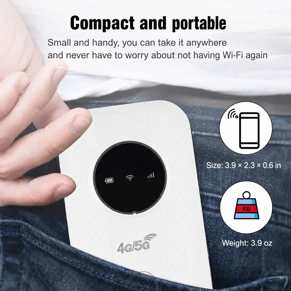 Mobilny router Wi-Fi | hotspot 4G LTE | szybki i przenośny