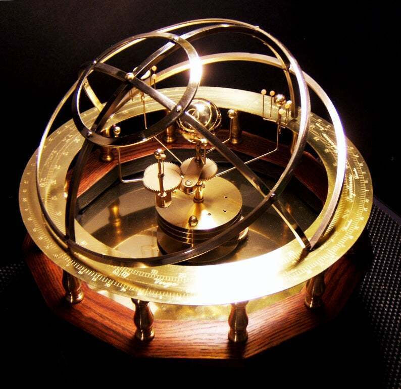 Model układu słonecznego Grand Orrery – szczegółowa prezentacja planet