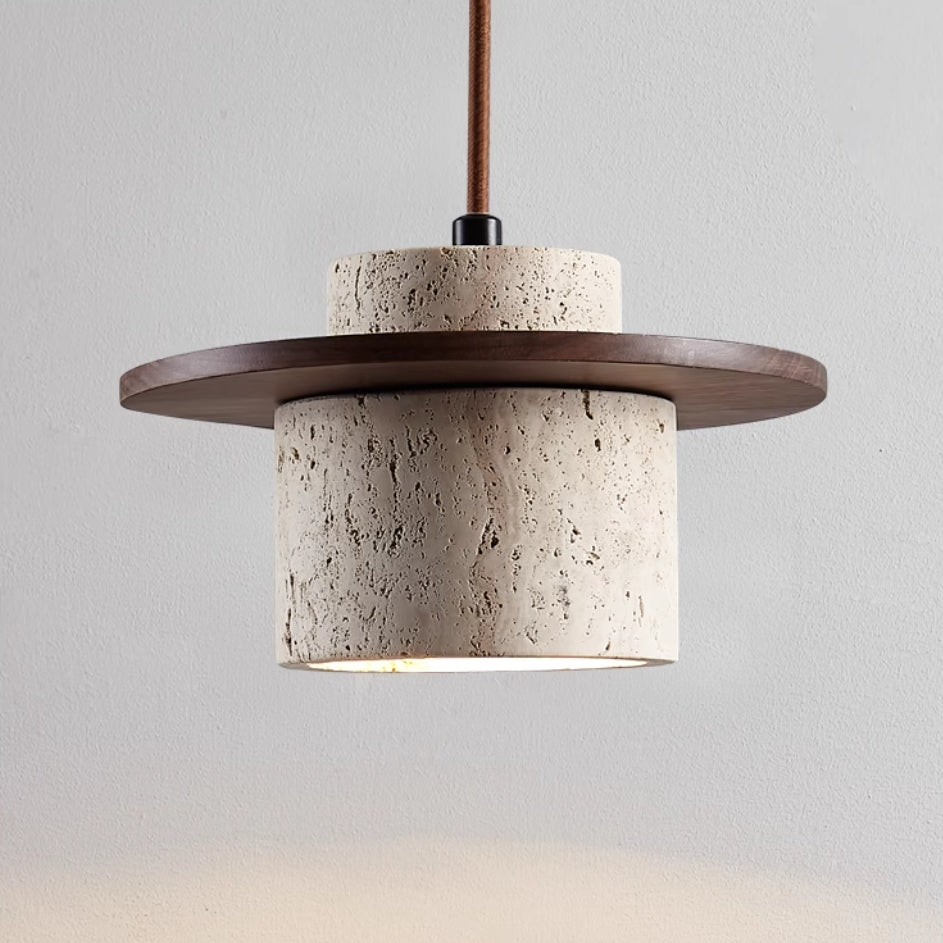 Naturalna lampa wisząca do ciepłych wnętrz