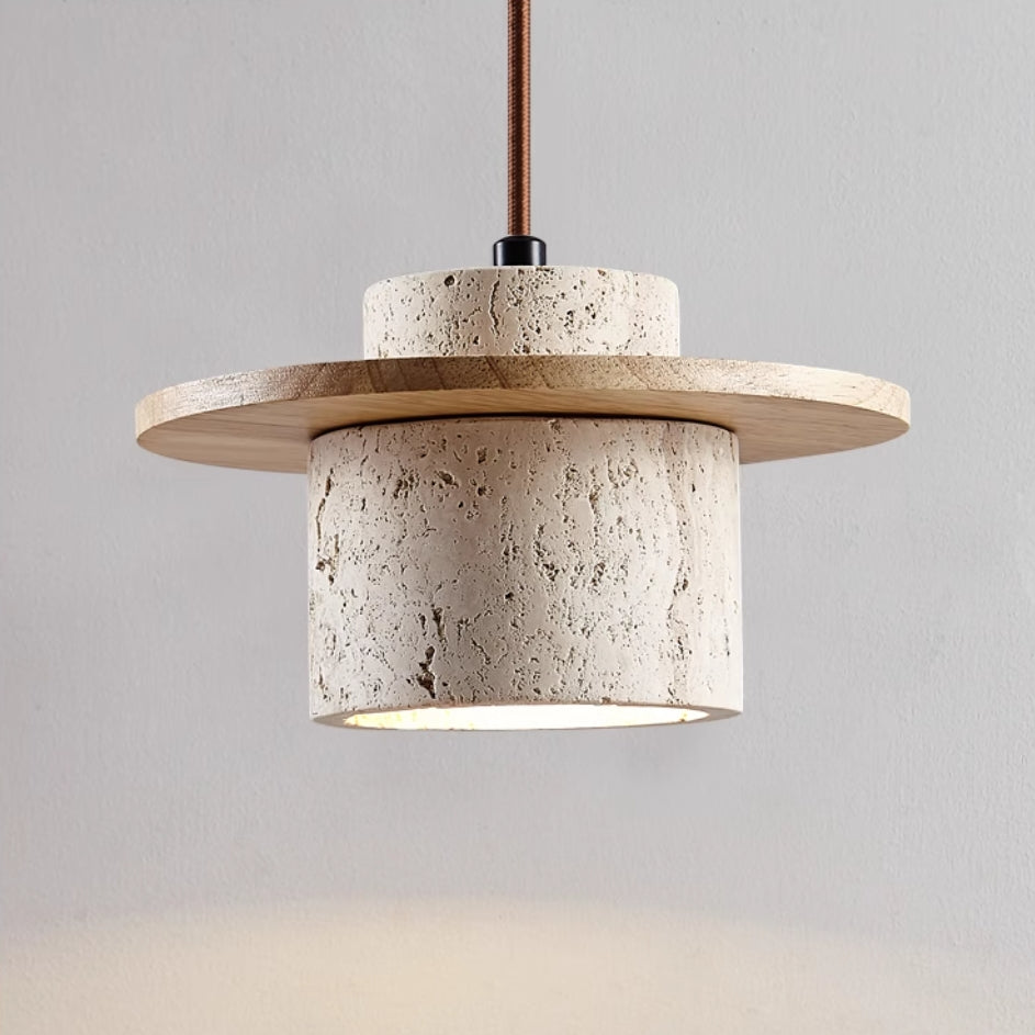 Naturalna lampa wisząca do ciepłych wnętrz